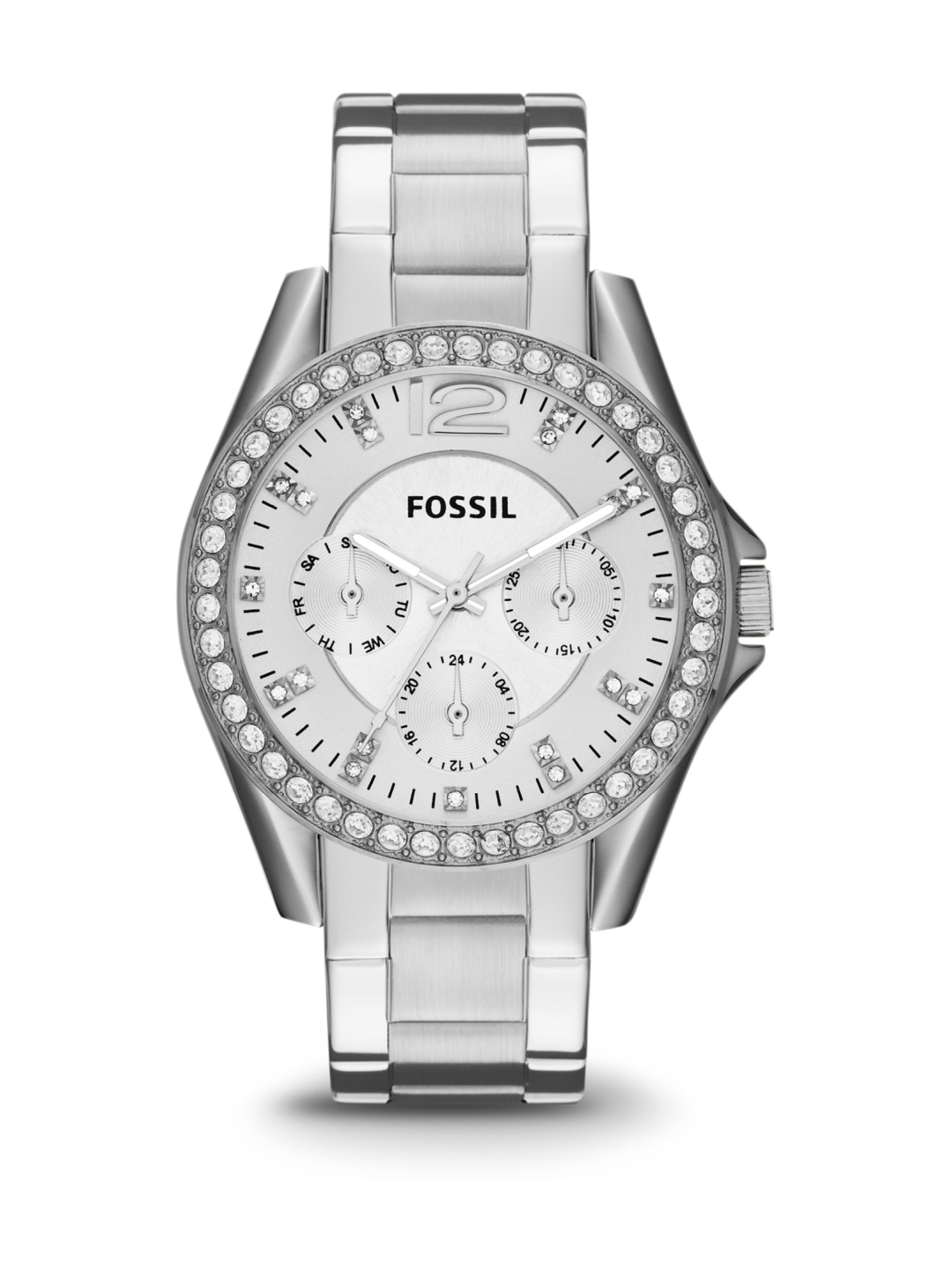 Damen Edelstahl Fossil Uhren Wasserdicht Damen-Uhr Mit Edelstahl