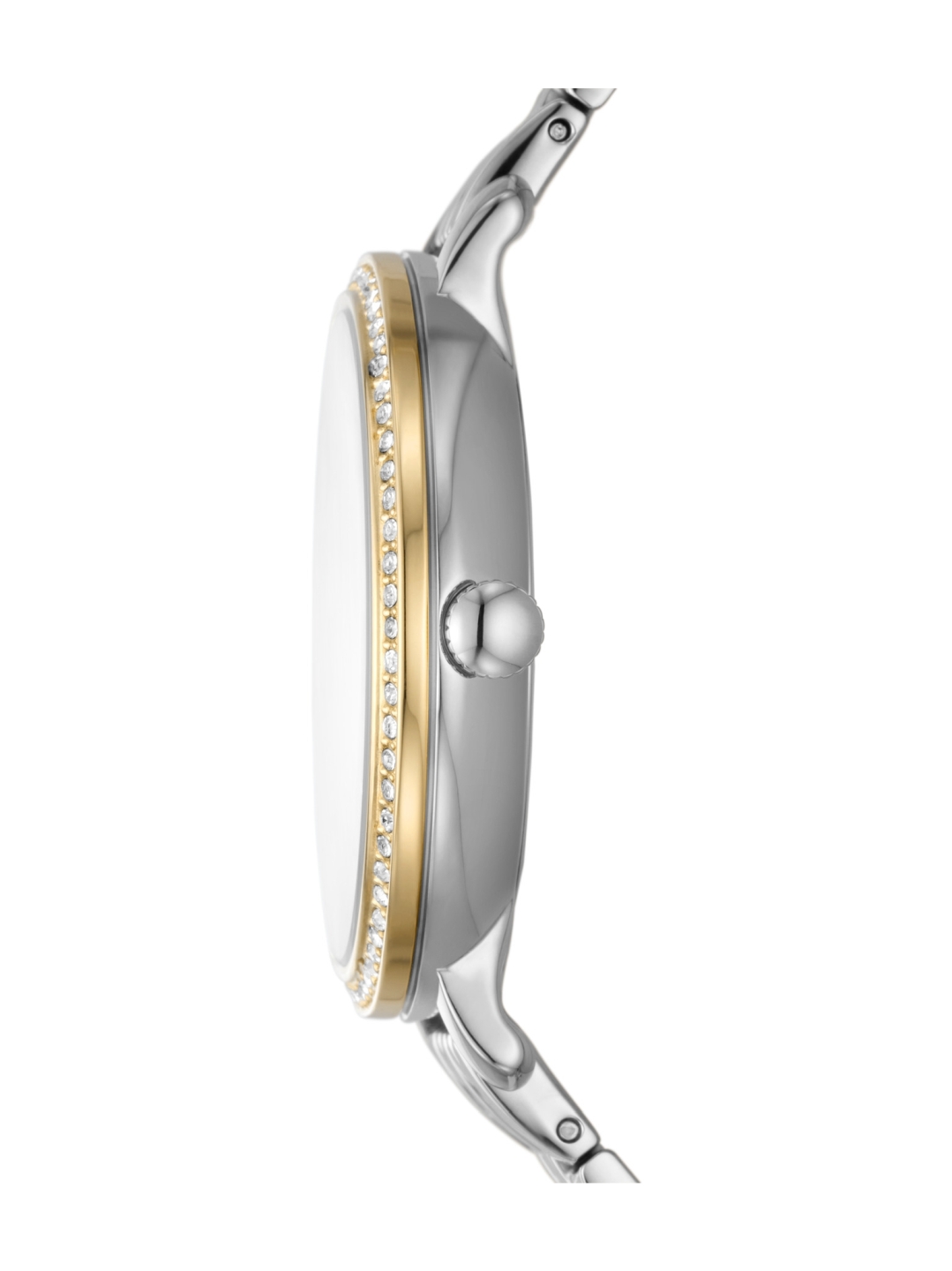 Jacqueline Fossil Chronograph Damen Silber Damen-Analog-Uhr