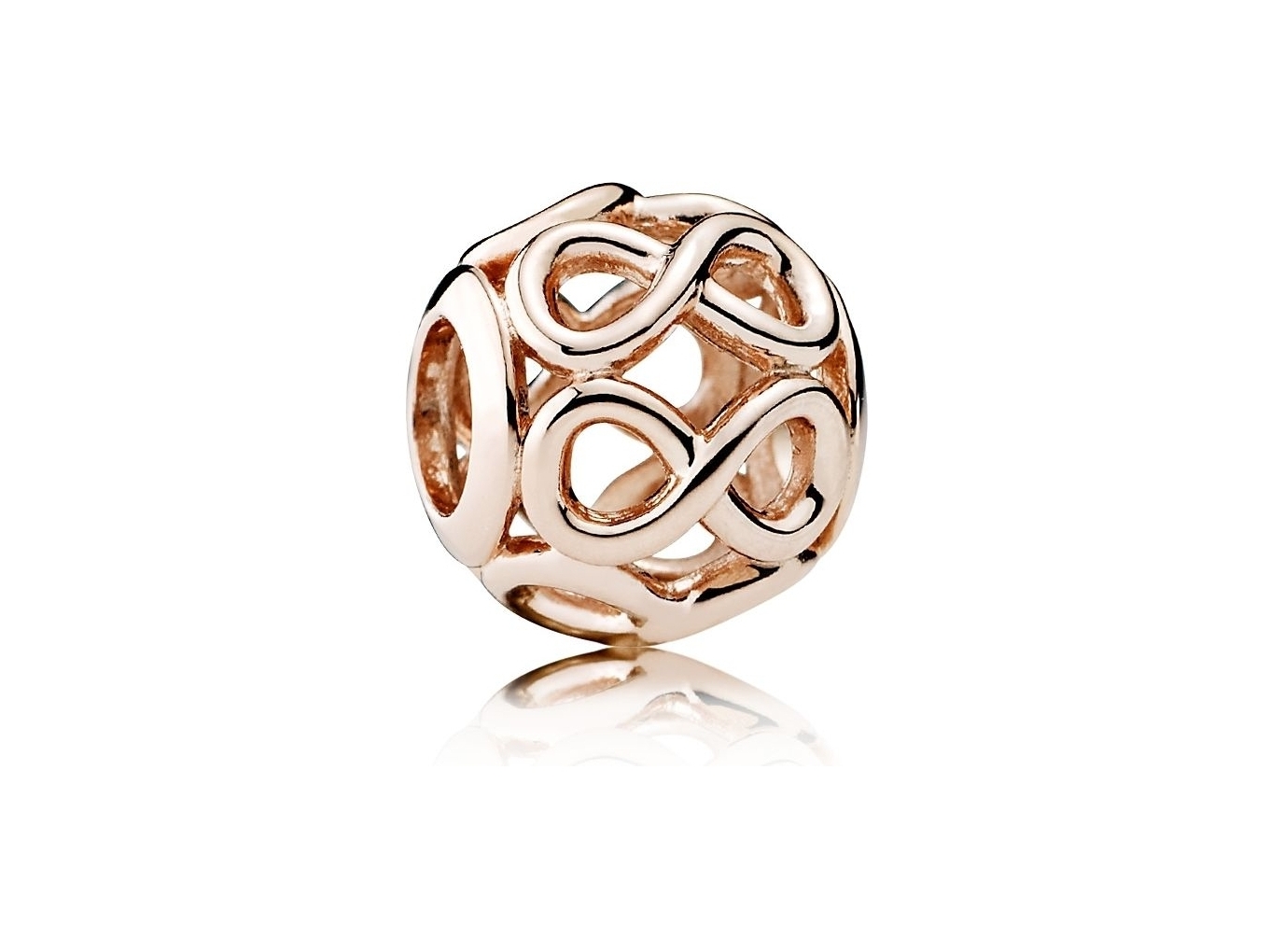 Charm en Pandora Rose pour femmes et motif infini de la collection
