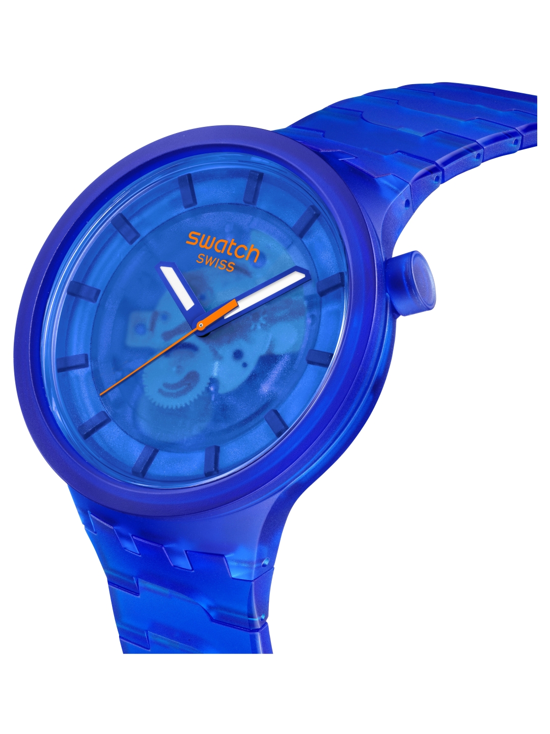 Blue Swatch ConnectÃ©e Swatch Watches Montre ConnectÃ©e Swatch