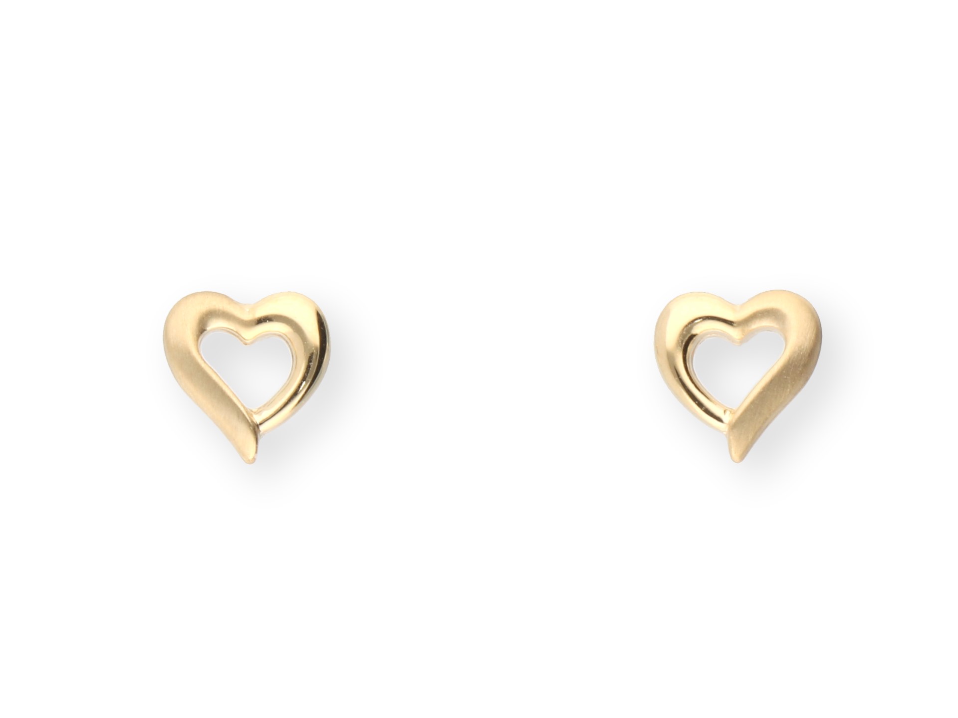 Ohrstecker Aus 9-karätigem Gelbgold Mit 5 Mm Runden