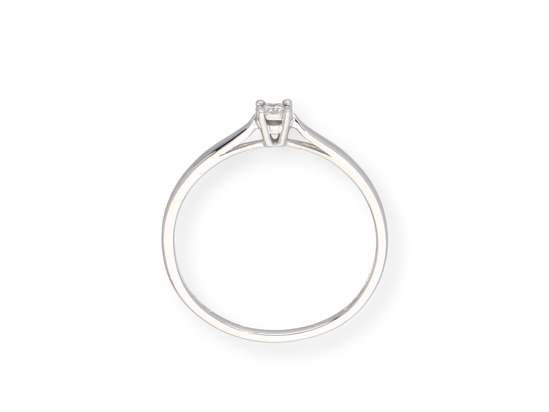Bague Edelweiss Réglable - Fabriquée Main à Sheffield, Plaquée Argent Rhodié, Petit Modèle
