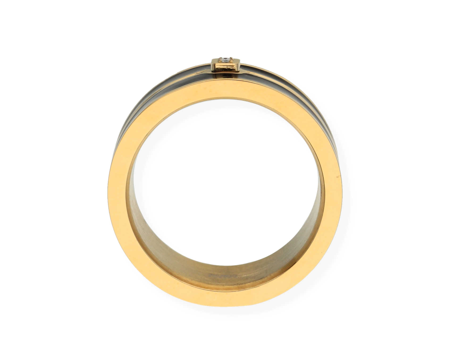 Bague Diamant Acier inoxydable Men's Classic Diamond de Carat Men