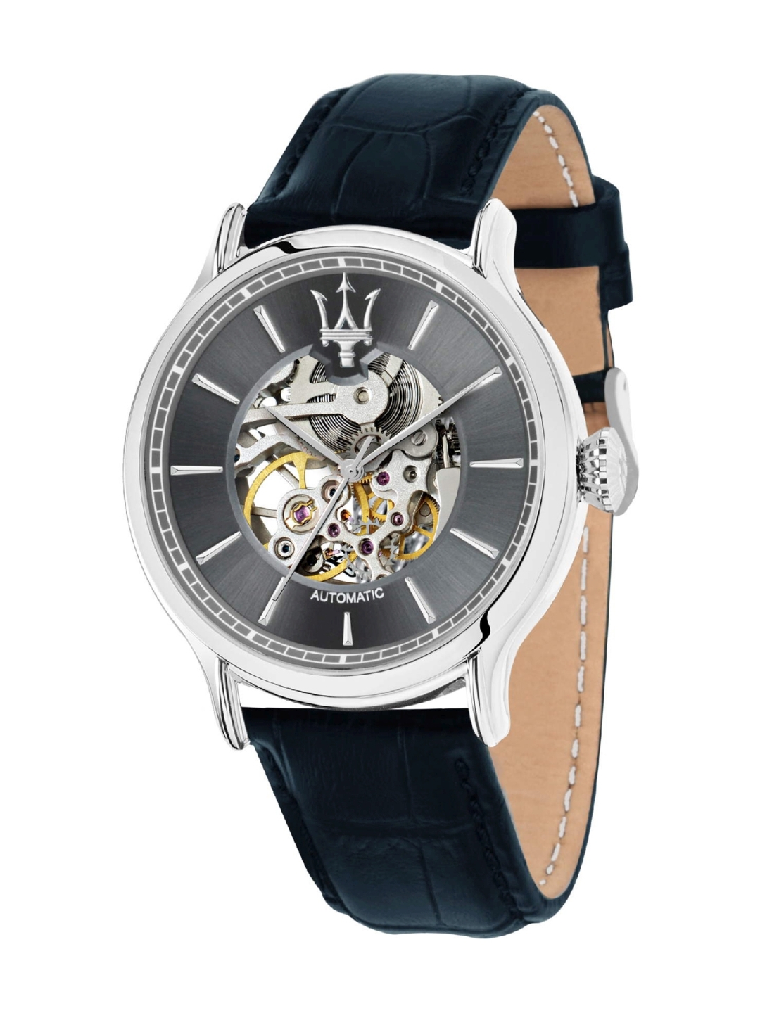 maserati skeleton automatic watch