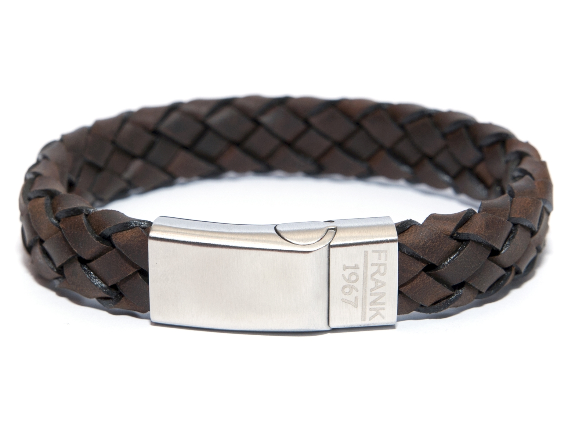 FIDDAA 6 Stück Braune Lederarmbänder For Männer Frauen Geflochtenes Leder Herren Armband Verschluss Armband Manschette Armbänder Set