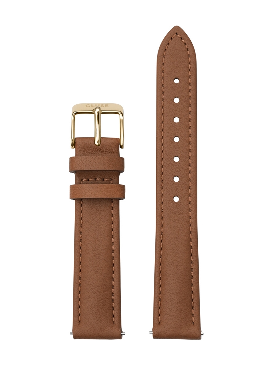 Leder-Uhrenband in Beige für Uhren von Cluse aus der Strap