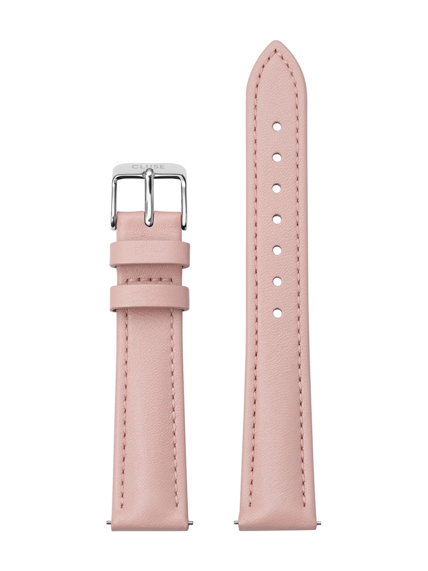 Leder-Uhrenband in Pink für Uhren von Cluse aus der Strap