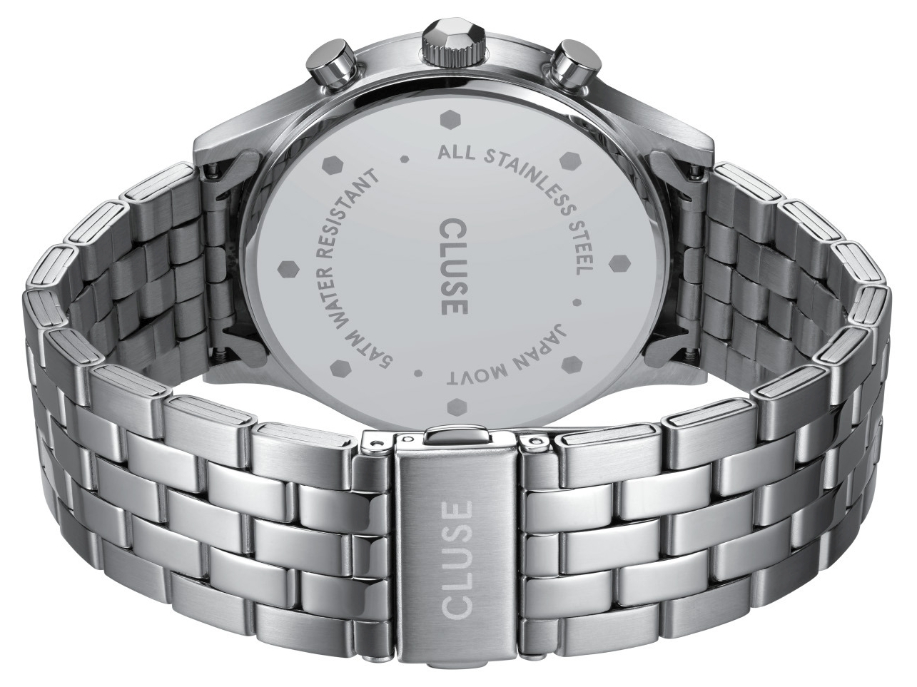 Herrenuhren Silberne Cluse Uhr CLUSE Anthéor Multifunction Uhr