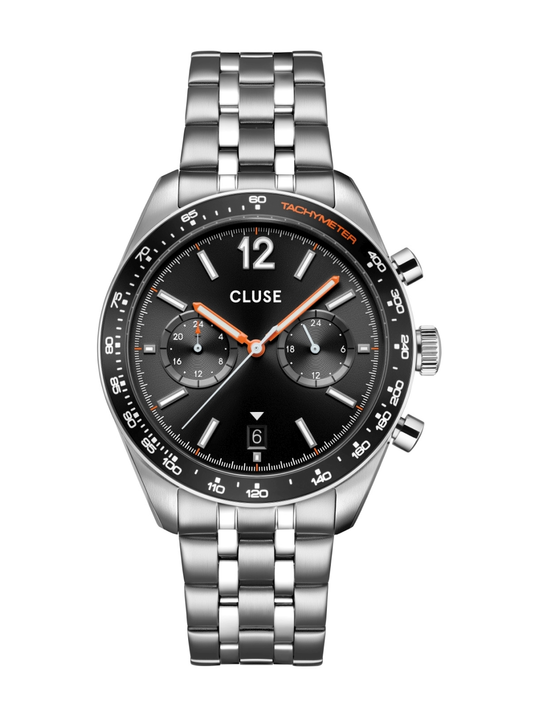 Herren-Multifunktionsuhr mit Edelstahl-Gehäuse und Quarz-Uhrwerk - Main Image