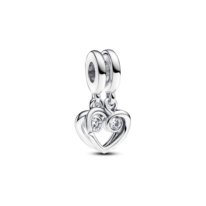 Le Charm talisman Pandora rose et abeille en argent 925/1000 et métal doré or 585/1000. Symbolique florale