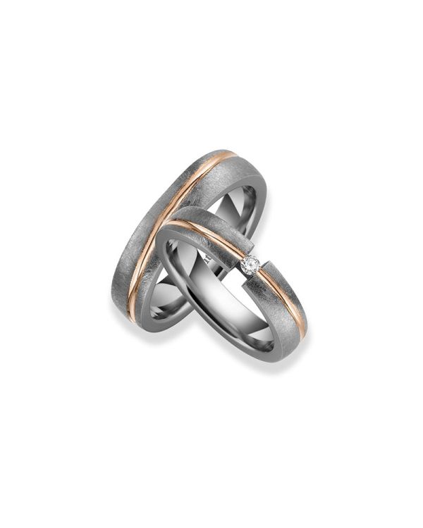 Alliance Diamant de Carat Wedding
