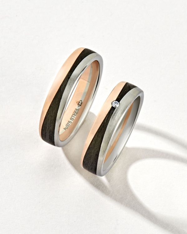 Alliance Diamant de Carat Wedding