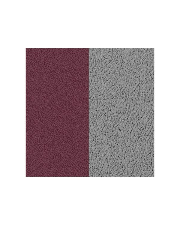 Les Georgettes - Armreif-Einsatz Leder - Cherry/Metal