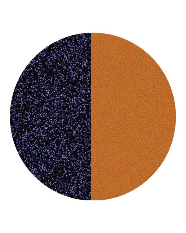 Les Georgettes - Anhänger-Einsatz Leder - Lapis Lazuli/Papyrus