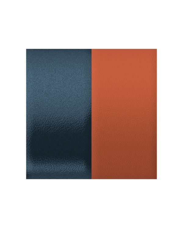 Les Georgettes - Armreif-Einsatz Leder - Bleu nocturne/Mocha