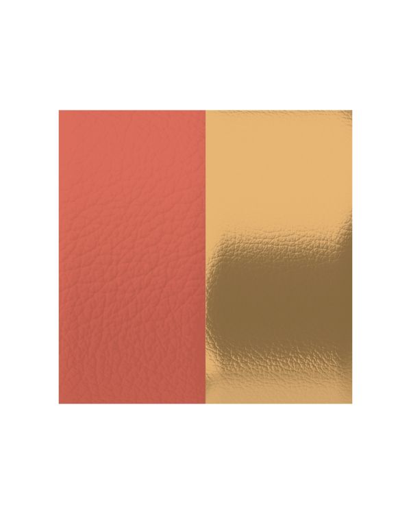 Les Georgettes-Armreif-Einsatz Leder-Pamplemousse  /Golden Hour