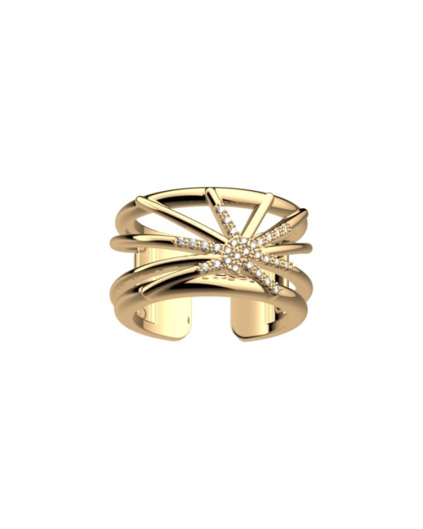 Les Georgettes - Ring Messing Plaqué - Palmiflore