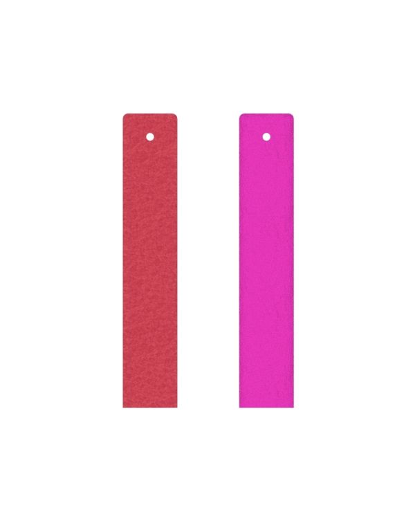 Les Georgettes - Armreif-Einsatz Leder - ROSE/Fuchsia