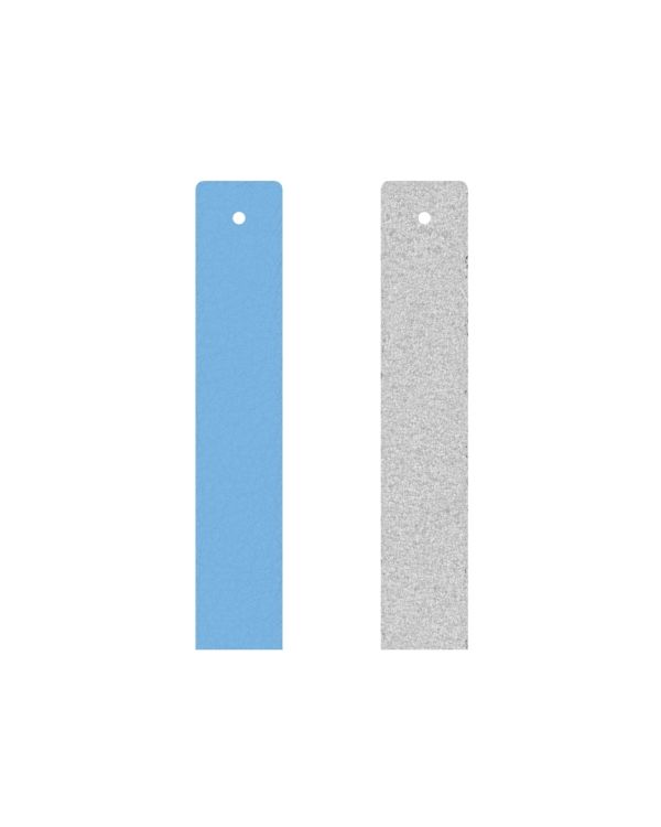Les Georgettes - Armreif-Einsatz Leder - BABY BLUE/Disco