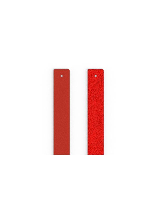 Les Georgettes - Armreif-Einsatz Leder - Rouge Passion/Glamour