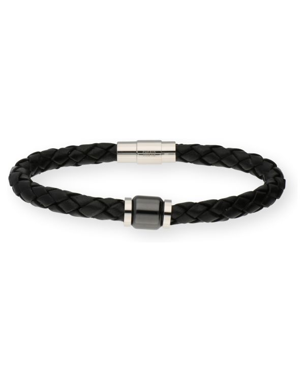 Carat - Keramik Armband Edelstahl, Leder - Men's Classic