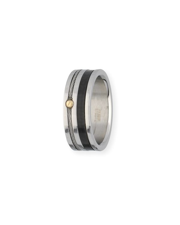 Carat - bague carbone acier inoxydable - Men's Classic