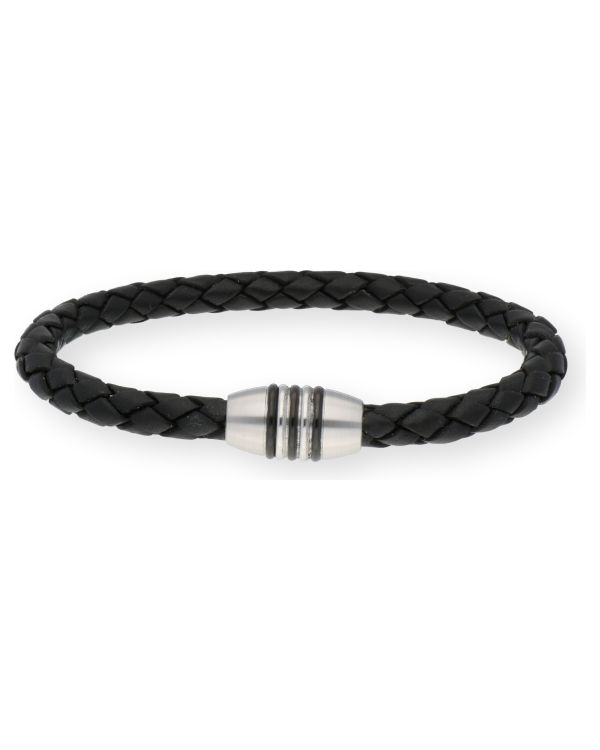 Carat - Armband Edelstahl, Leder - Men's Classic