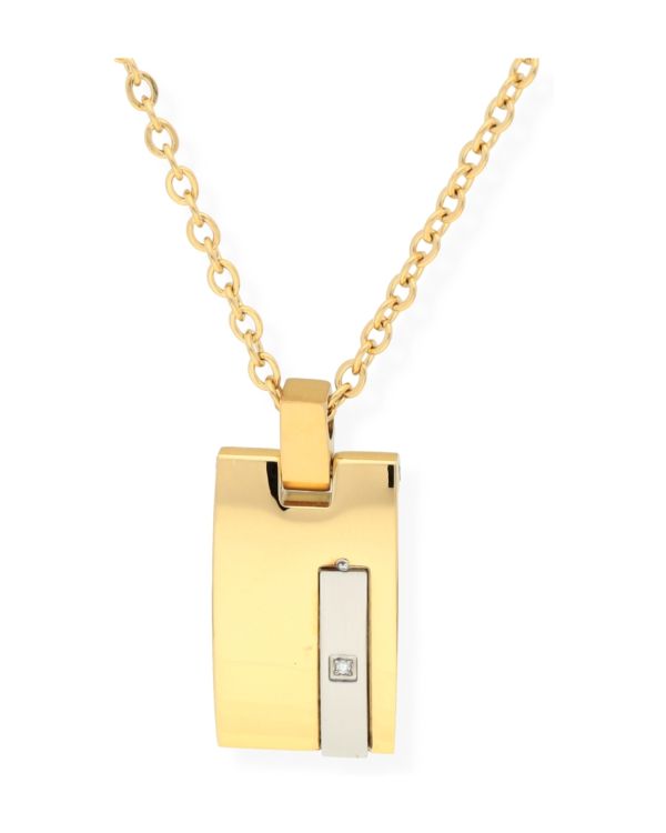 Carat Collier Diamant Acier inoxydable - Men's Classic