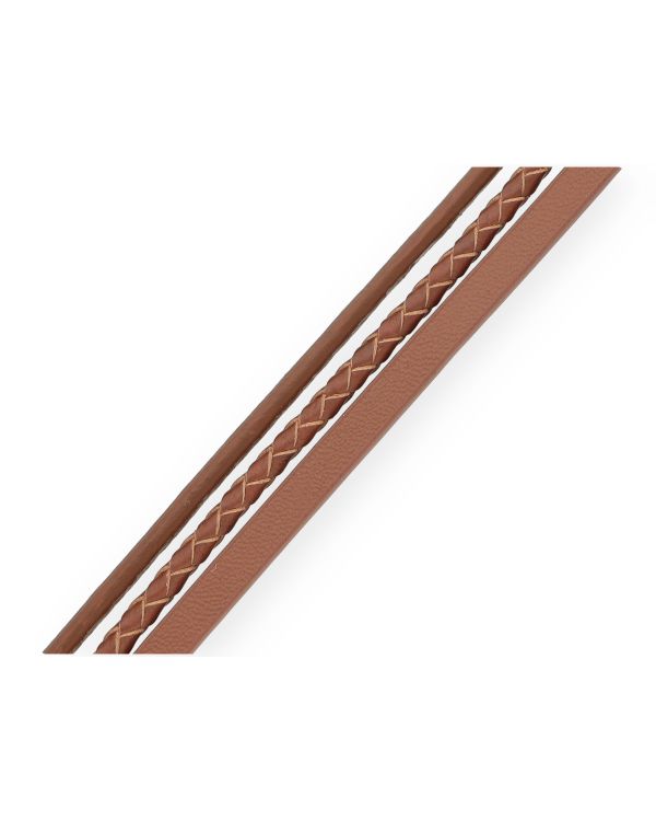Carat Bracelet Acier inoxydable, Cuir - Men's Classic