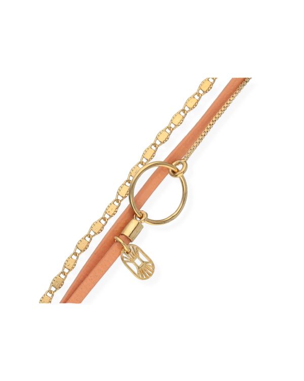 Flowersforzo.é - Armband Messing Plaqué - Tabatha