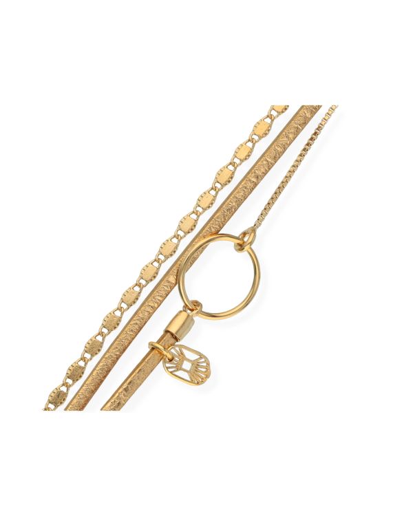 Flowersforzo.é - Armband Messing Plaqué - Tabatha