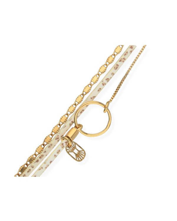Flowersforzo.é - Armband Messing Plaqué - Tabatha