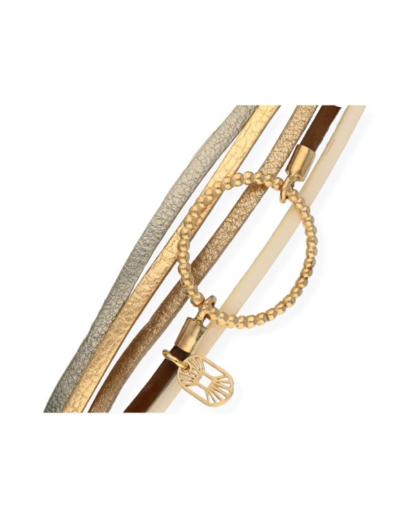 Flowersforzo.é - Armband Messing Plaqué - Annabelle