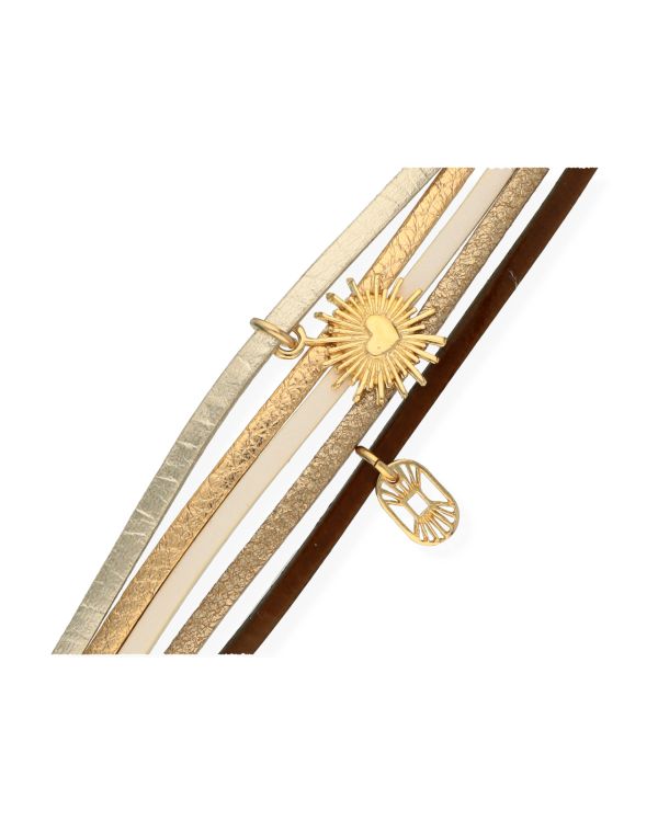 Flowersforzo.é - Armband Messing Plaqué - Raphael