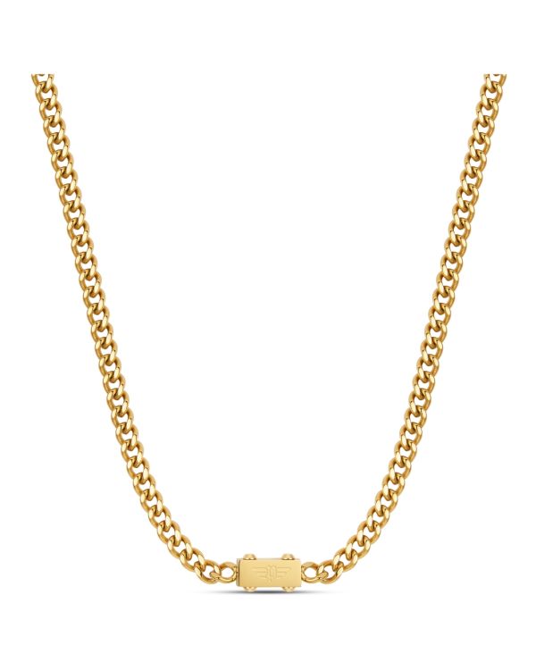 Police Collier Acier inoxydable - Chained