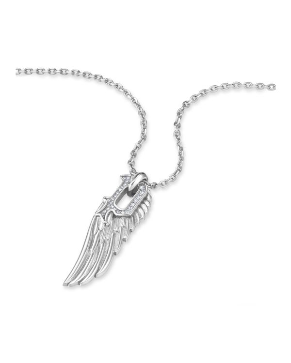 Police Collier Cristal Acier inoxydable - P-WING