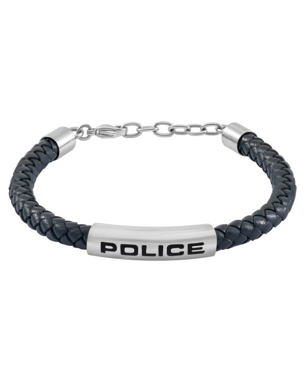 Police Bracelet Acier inoxydable, Cuir - SKYFALL