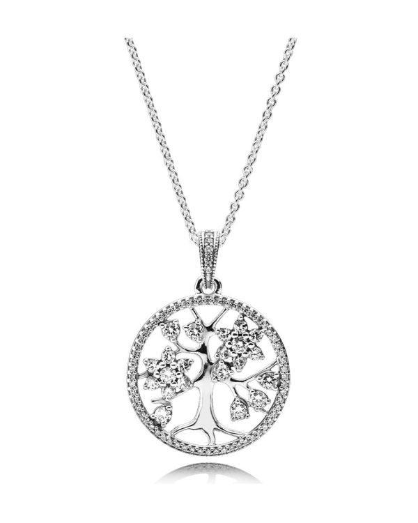 Pandora - Zirkonia Halskette Silber 925