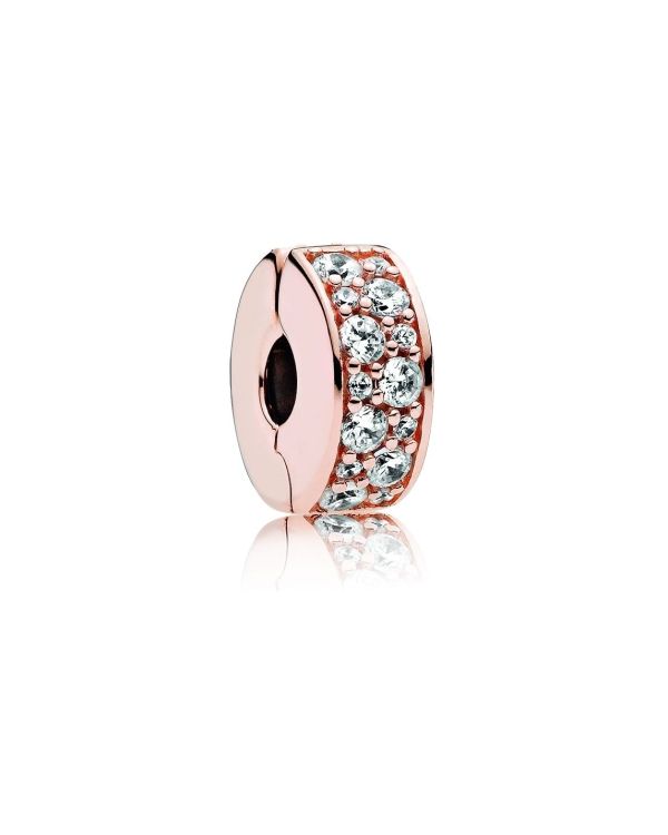 Pandora - Zirkonia Clip Charm Pandora Rose
