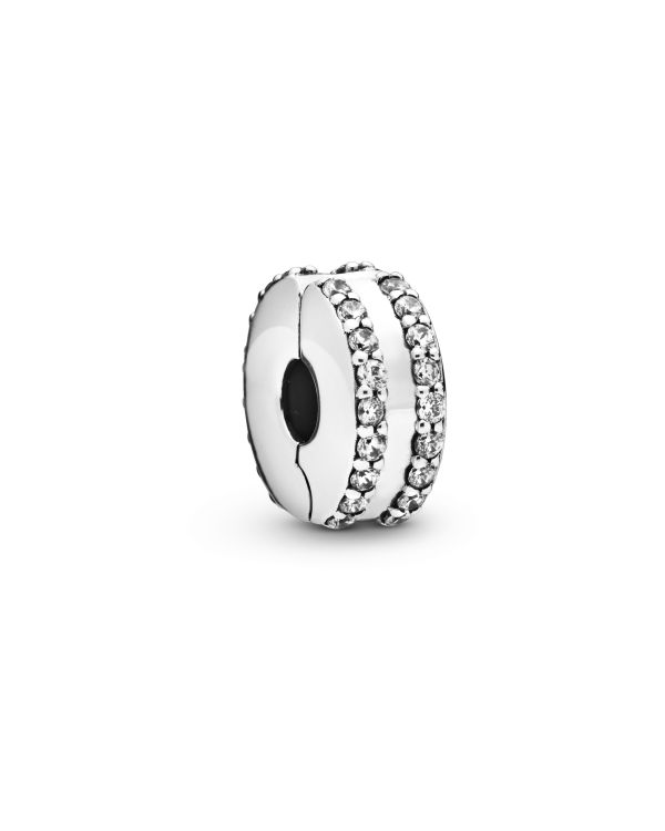 Pandora - Zirkonia Clip Charm Silber 925