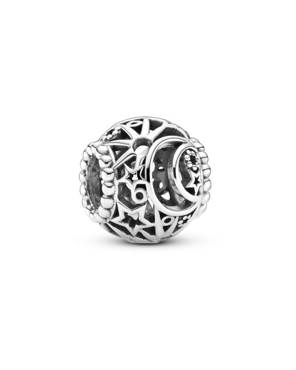 Pandora - Charm Silber 925 - Sun, Star & Moon