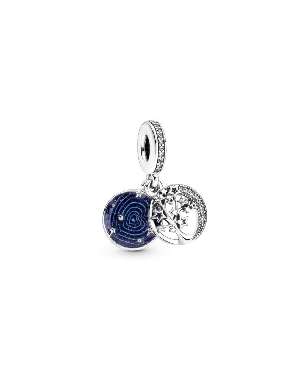 Pandora Charm Zirconia, Émail Argent 925 - Pandora Moments