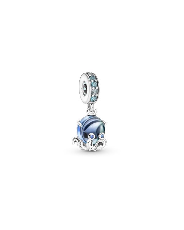 Pandora-Murano-Glas, Kristall Charm Silber 925-Pandora Moments