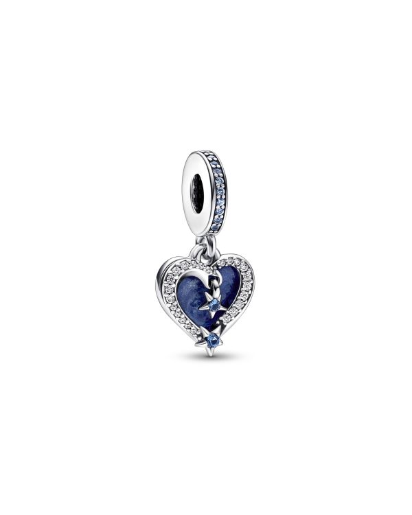 Pandora-Zirkonia,Kristall,Email Charm Silber 925-Pandora Moments