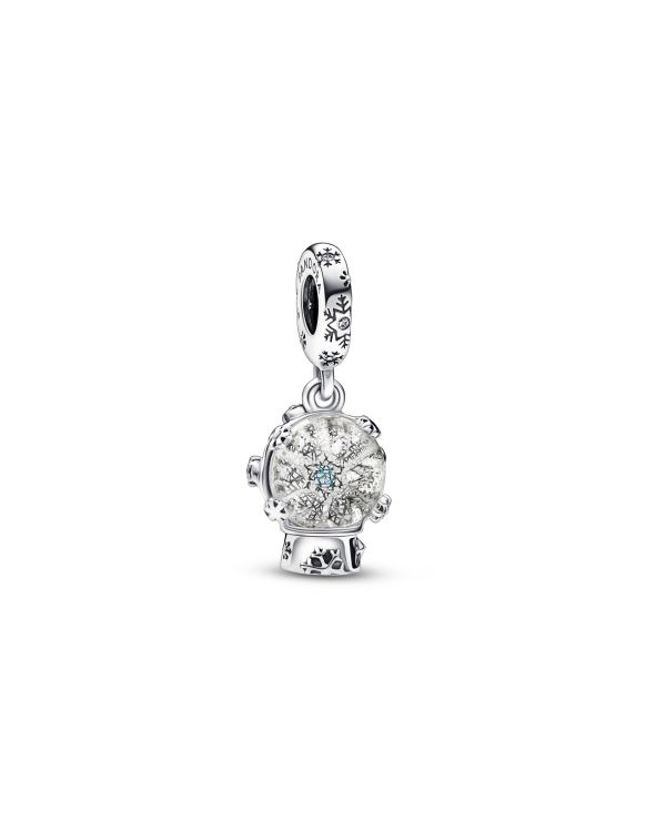 Pandora-Zirkonia, Murano-Glas Charm Silber 925-Pandora Moments