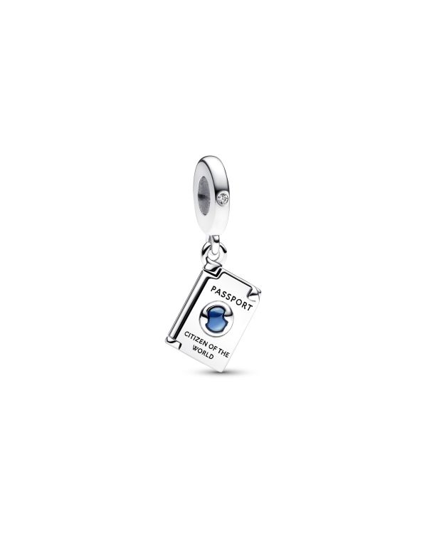 Pandora Charm Zirconia, Émail Argent 925 - Pandora Moments