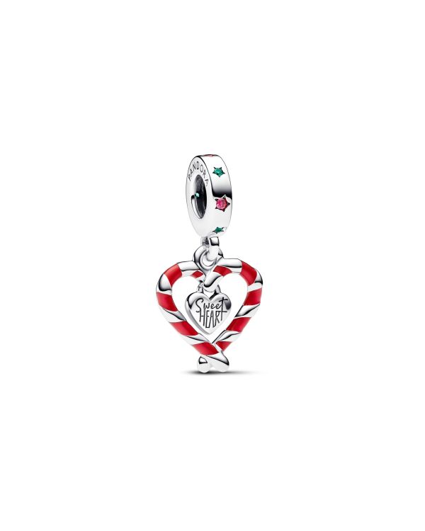 Pandora - Kristall, Zirkonia, Email Charm Silber 925 - Pandora Moments