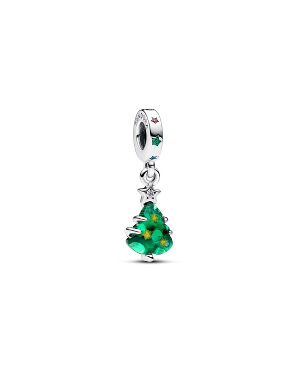 Pandora - Kristall, Zirkonia, Email Charm Silber 925 - Pandora Moments