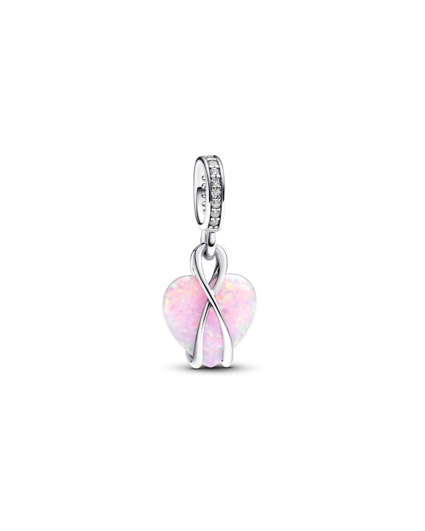 Pandora - Zirkonia, Opal Charm Silber 925 - Pandora Moments