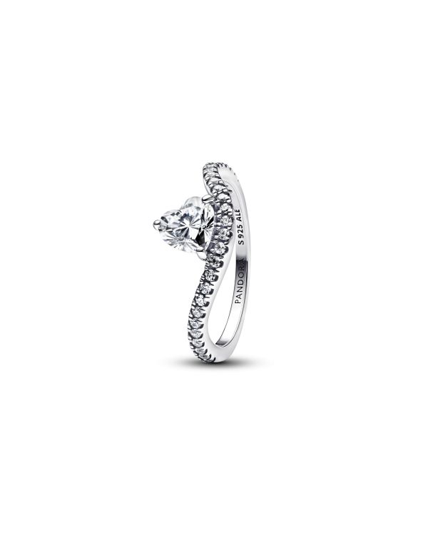 Pandora - Zirkonia Ring Silber 925 - Wish and Wave